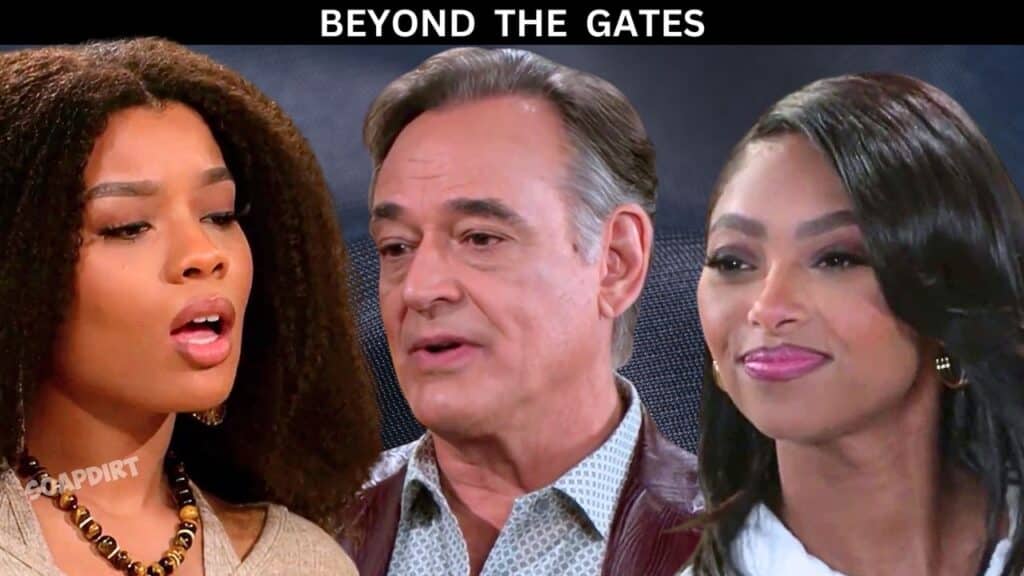 Beyond the Gates Spoilers: Eva Thomas (Ambyr Michelle)- Kat Richardson (Colby Muhammad) - Joey Armstrong (Jon Lindstrom)
