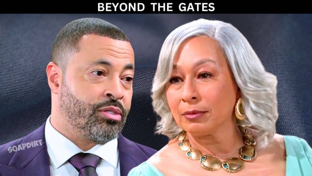 Beyond the Gates Spoilers: Bill Hamilton (Timon Kyle Durrett) - Anita Dupree (Tamara Tunie)