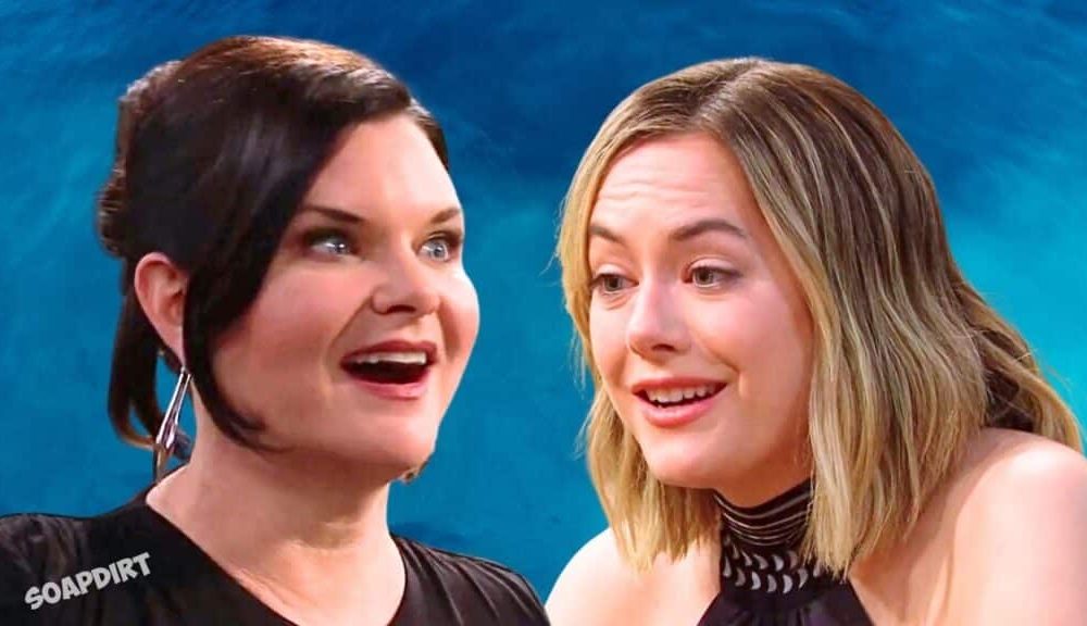 Bold and the Beautiful Spoilers: Katie Logan (Heather Tom) - Hope Logan (Annika Noelle)