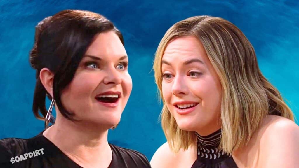 Bold and the Beautiful Spoilers: Katie Logan (Heather Tom) - Hope Logan (Annika Noelle)