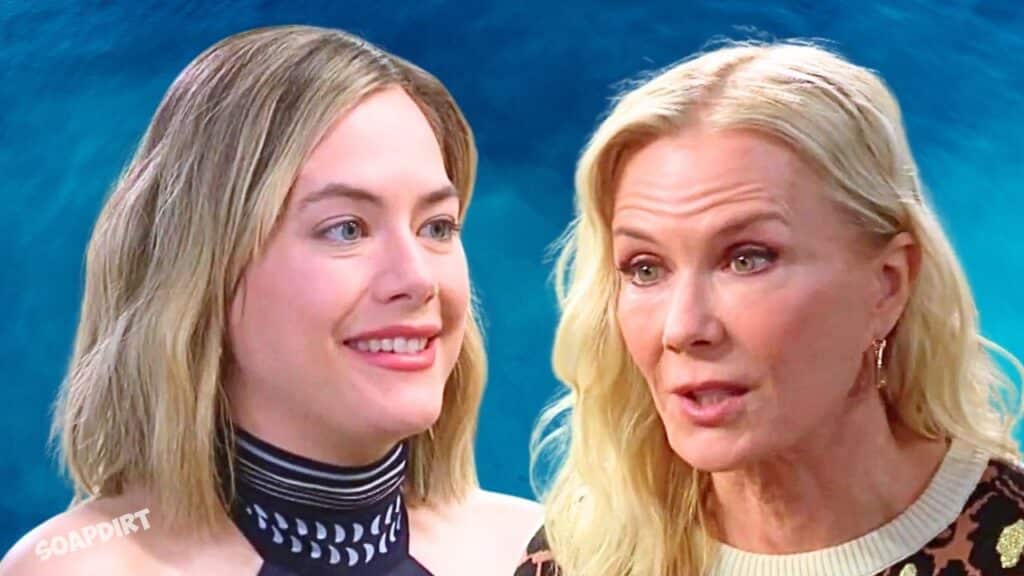 Bold and the Beautiful: Hope Logan (Annika Noelle) - Brooke Logan (Katherine Kelly Lang)