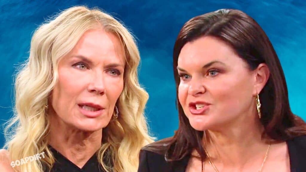 Bold and the Beautiful Spoilers: Brooke Logan Forrester (Katherine Kelly Lang) - Katie Logan (Heather Tom)