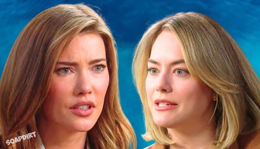 Bold and the Beautiful: Hope Logan (Annika Noelle) - Steffy Forrester (Jacqueline MacInnes Wood)