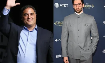 Cenk Uygur and Hasan Piker in two separate photos next to one another. They will not be attending an upcoming Oxford Union event