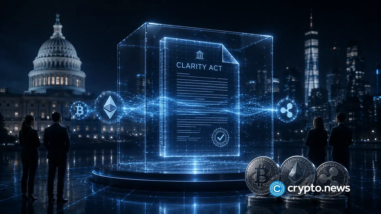 Ripple deploys CLARITY truck as Senate delay clouds crypto bill