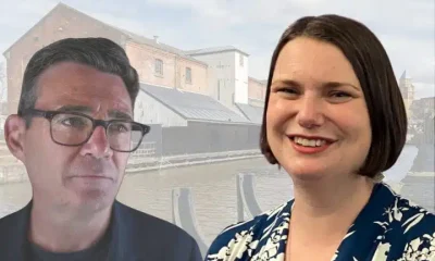 Andy Burnham and Sarah Wakefield. Green Party.