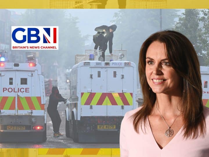 Ben Turner, the GB News logo, and a riot in Belfast