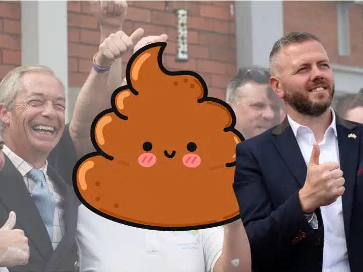 Reform Robert Kenyon and a poop emoji