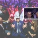Images of Trump at America 250 UFC fight, including one of him seemingly asleep