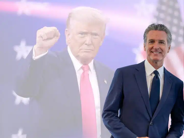 Donald Trump and Gavin Newsom