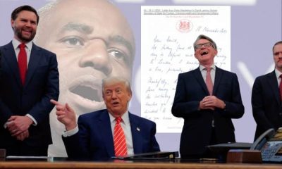 David Lammy, Peter Mandelson, and a letter between the two