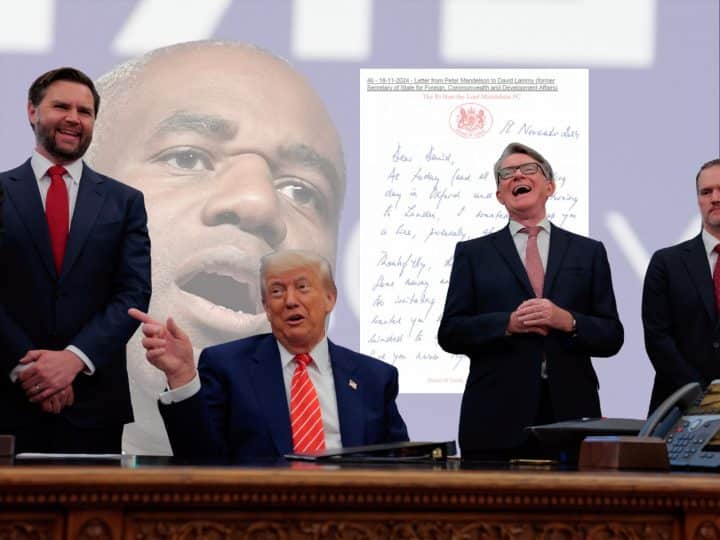 David Lammy, Peter Mandelson, and a letter between the two