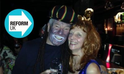 Reform UK councillor Geoff Shaw in Blackface