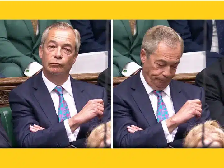 niGEL FARAGE SQUIRMING