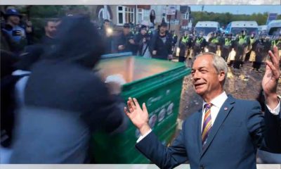 Nigel Farage of Reform UK and the Southampton White Riot