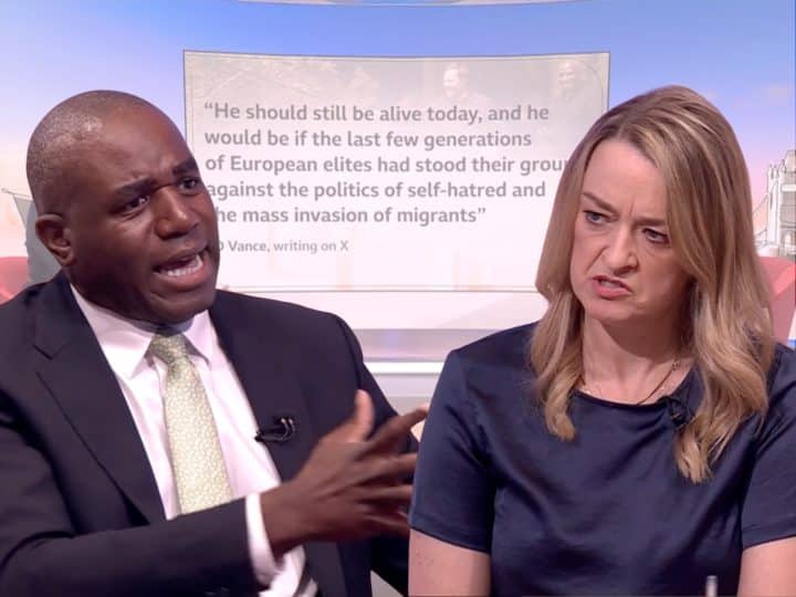 David Lammy and Laura Kuenssberg