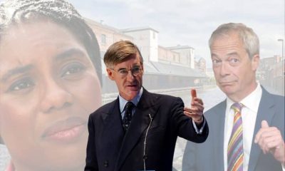 Reform Kemi Badenoch, Jacob Rees-Mogg, and Nigel Farage