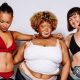 Publicity image for Disability Pride Catwalk Three models wear the Reconditioned Jean