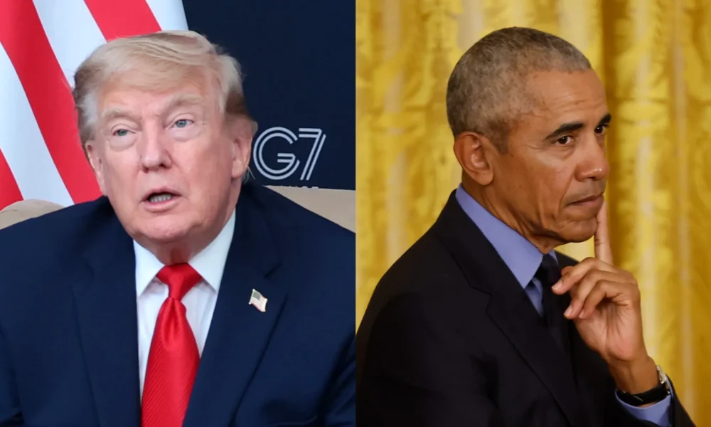 Whew, Chile! Donald Trump Sparks STRONG Reactions After Sharing Side-By-Side Throwback Photos Of Himself & Barack Obama