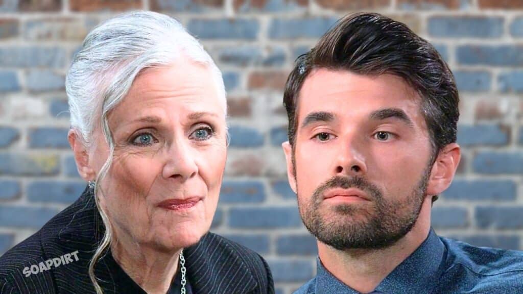 General Hospital: Tracy Quartermaine (Jane Elliot) - Harrison Chase (Josh Swickard)