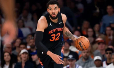 GettyImages-2277577668 New York Knicks Star Karl-Anthony Towns Says He Prayed to Late Mom Before Pivotal Game 2 Moment