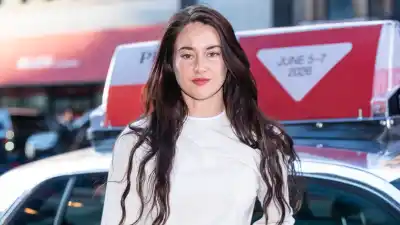 Shailene Woodley attends Prada Mode at the Chelsea Hotel on June 03, 2026 in New York City.