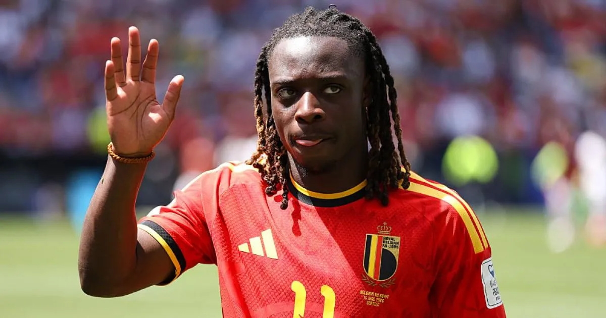 Jeremy Doku jets back for birth of first child as Belgium set return date | Football