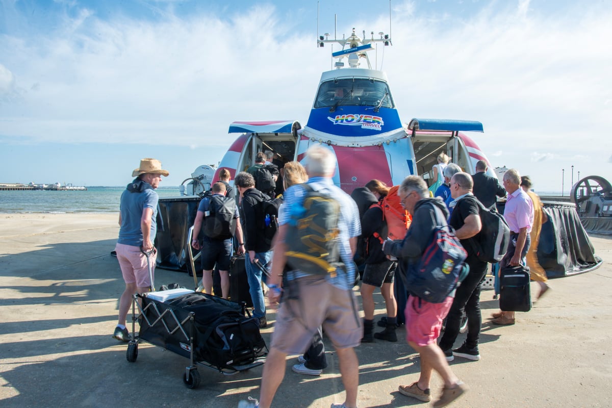 Hovertravel offers festival-goers great value fares to the Isle of Wight Festival