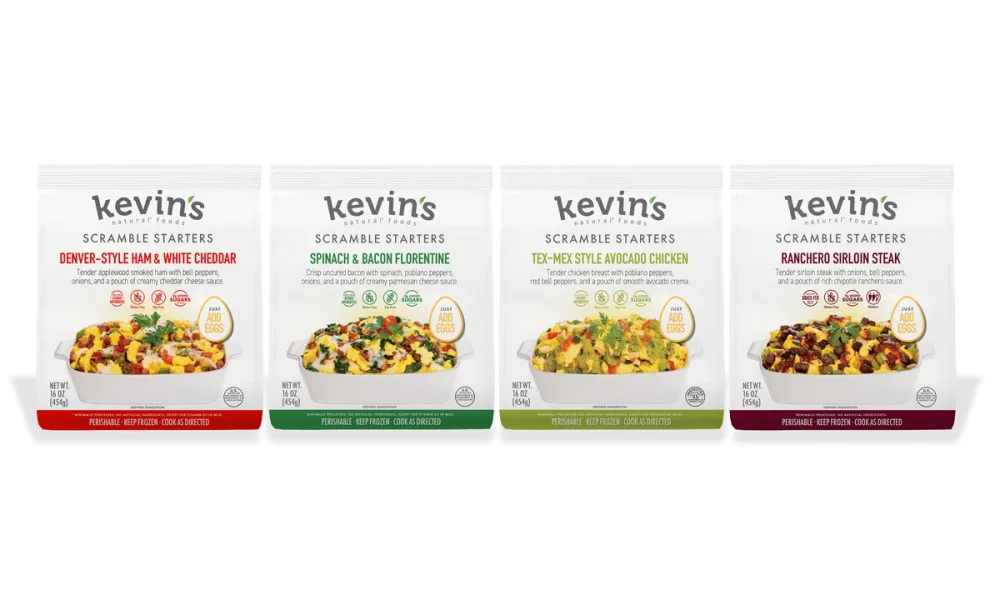 Kevin’s Natural Foods unveils frozen breakfast starters