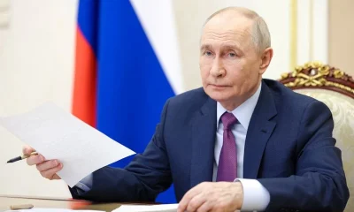 Putin faces rival visions of war and peace at Russia’s ’Davos’