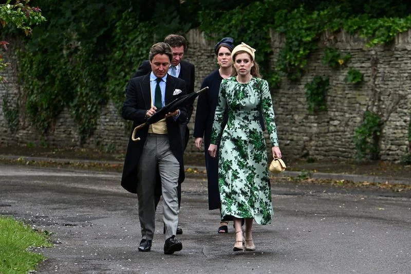 British royals gather for wedding of Princess Anne’s son