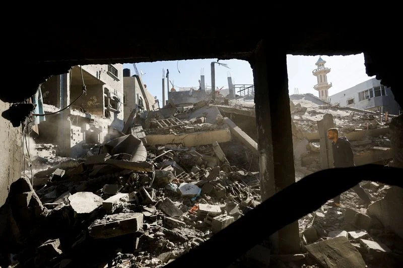 Israeli strike in Gaza kills seven people, including two women, medics say