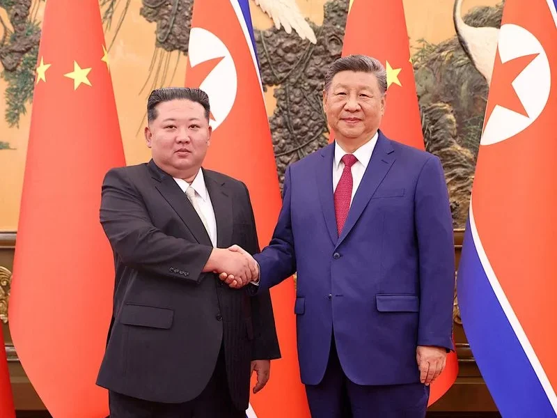 With China’s Xi in North Korea, Kim to project confidence, defiance