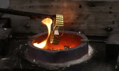 Gold fever sends some vintage luxury watches to the melting furnace