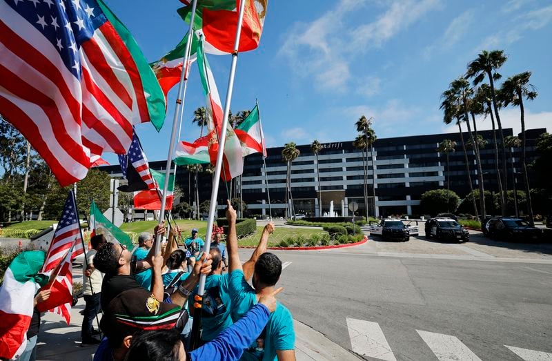 Iranian Americans plan protests as soccer team prepare for their World Cup opener