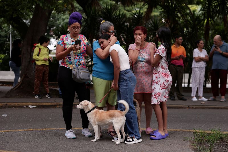 Strong earthquake rocks north-central Venezuela, capital Caracas