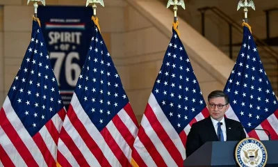 House Speaker Johnson tries to patch things up between Trump and Congress