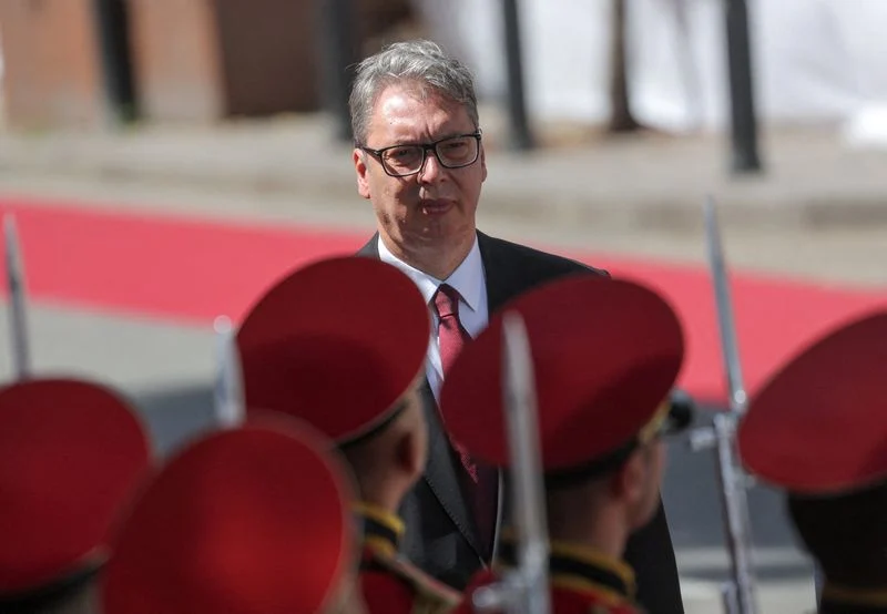 Serbia President Vucic says to resign within weeks, one year before end of mandate