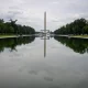 Trump says reflecting pool "in full use," public golf course building will begin