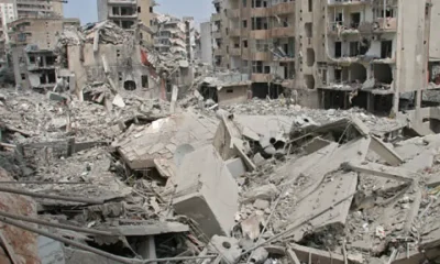 Apast photo of devastation in Lebanon. Israel continues to attack the country