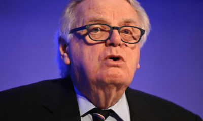 Lord Michael Grade, Chair of Ofcom speaks during LEAD 2024 at the Queen Elizabeth II Centre on February 8, 2024 in London, England. Grade has endorsed GB News
