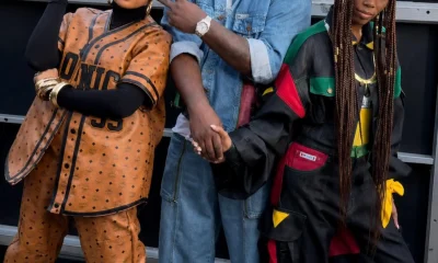 Monica Wore A Custom MCM Monogram Set And Brandy Wore A Custom Cross Colours Look At The Roots Picnic Pix Of Shad Moss Fabolous And More Image 1780331895 1