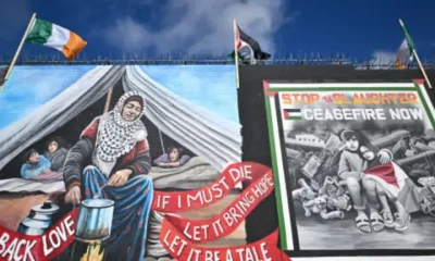 Palestine solidarity murals, Belfast — planned march