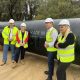 Desal pipeline reaches halfway