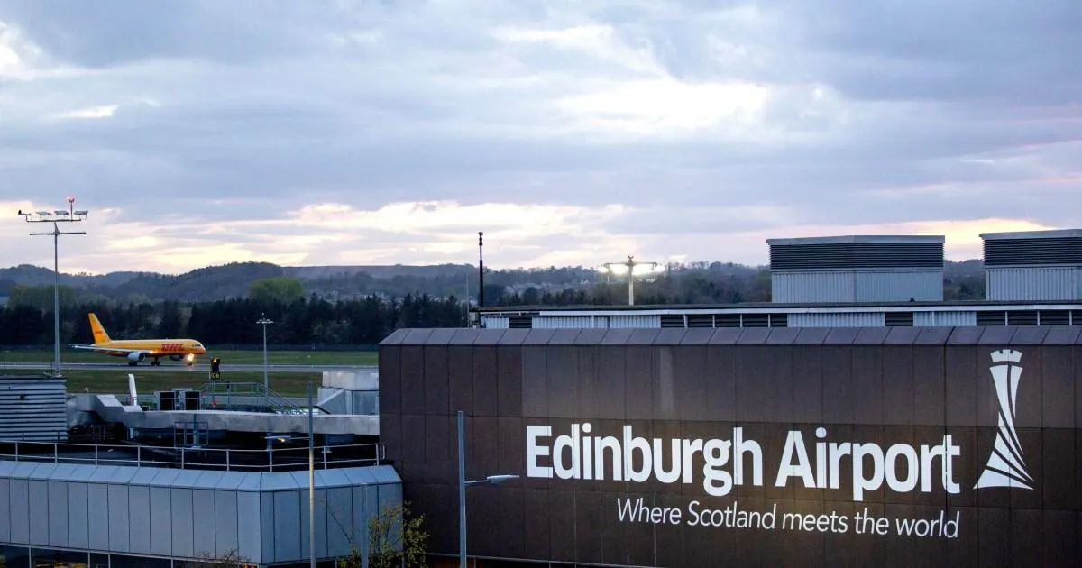 Edinburgh Airport evacuated after 'potentially suspicious package' found | News UK