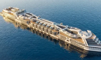 Huge new 'floating city' will have homes, schools, and a 15,000-seat stadium