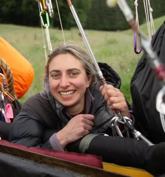 First British woman crosses Atlantic in 100kph hydrogen balloon | News UK