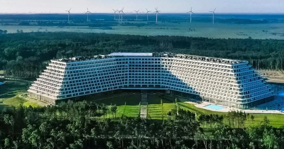 Europe's newest mega-hotel with a pool double the Olympic standard opens this week