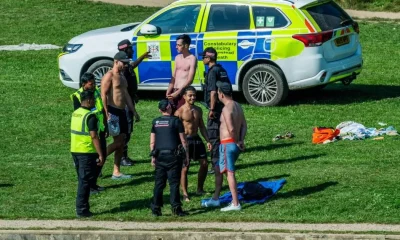 Police called after Londoners looking to cool down swim with wildlife | News UK