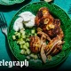 Turkish spiced chicken with garlic yogurt, cucumber and dill recipe